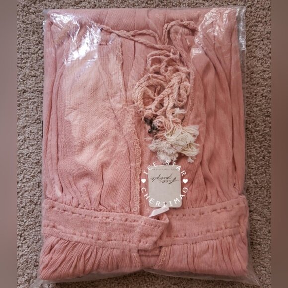 Free People NWT RARE Look Into The Sun Maxi Dress Endless Summer - Picture 4 of 5